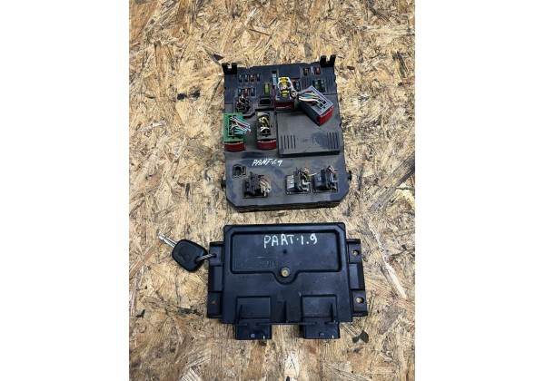 Комплект запалювання, ЕБУ, комп'ютер, Citroen Berlingo, Peugeot Partner, 1.9 D, 9650359580, 9650360280, 9650584580