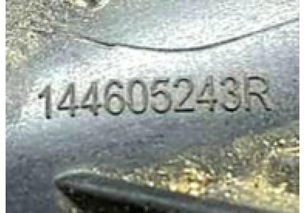 Патрубок інтеркулера правий Renault Captur, Clio 4, Duster, Dokker, Lodgy, Logan 2, Sandero 2,  0.9, 1.2 TCe, 144605243R, 1446000Q1H