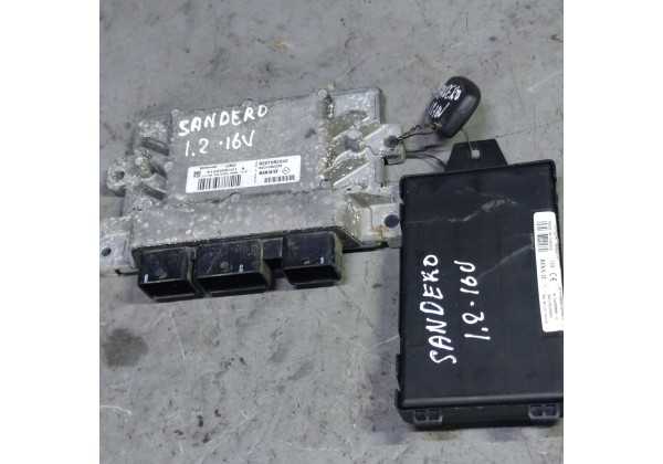 Комплект запалювання,комп'ютер, Дачія Сандеро, Логан,1.2 16v, D4F732, S120205101A, 8201082042, 8201082039
