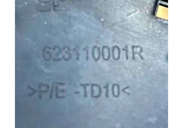 Накладка решітки бампера ліва Renault Scenic 3, 623110001R