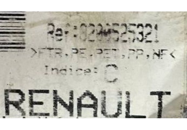 Коврик багажника Renault Twingo 2, 8200525321