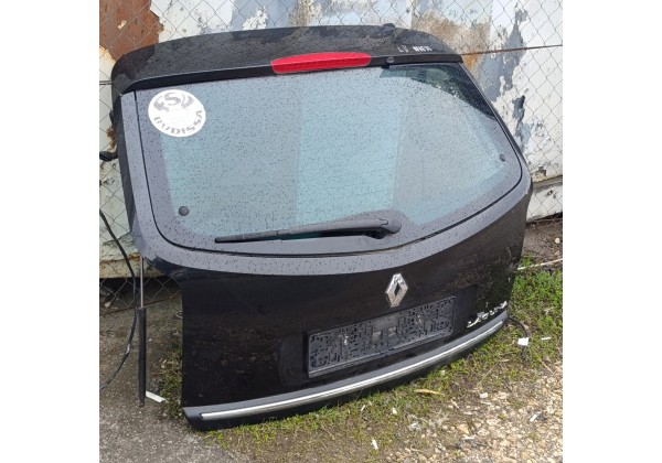 Кришка багажника комплектна, без замка, Рено Лагуна 2 рестайл, комбі, колір NV676, скло відкривне