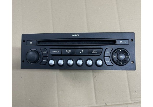 Магнітола, радіо, CD, MP3 Peugeot 207, 96643699XT