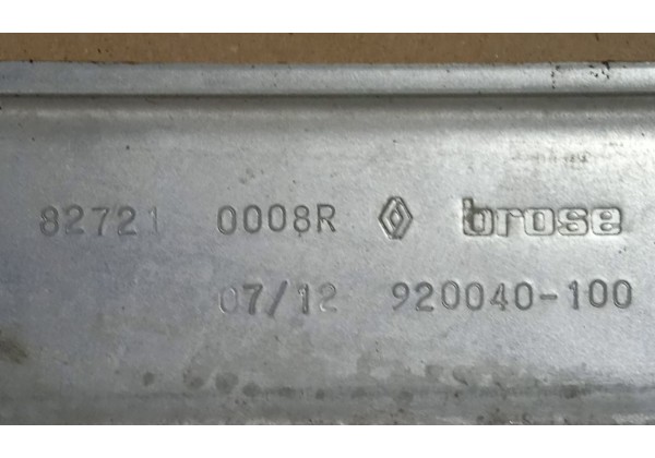 Склопідйомник лівої задньої дверки Renault Megane 3, 827210008R, 827310185R