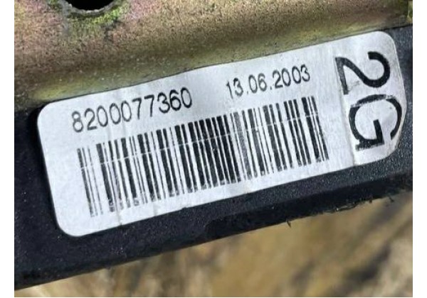 Ремінь безпеки заднього лівого пасажира Renault Megane 2, 8200077360
