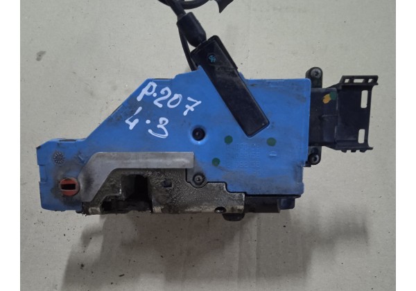 Замок лівої задньої дверки Peugeot 207, 9137F9, 24090818, 24087816, 24091816