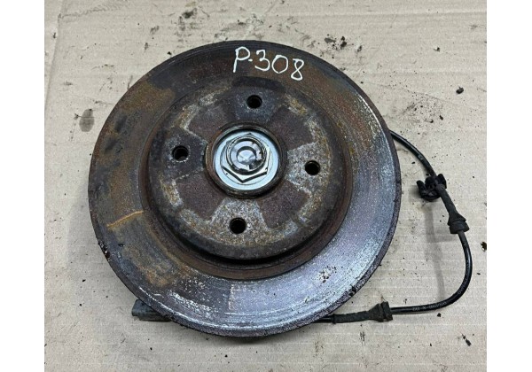 Гальмівний диск задній з цапфою лівою / правою Peugeot 308, T7, 07-13, 424946, 517641