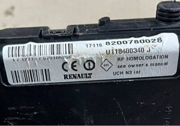 Комплект запалювання, ЕБУ, комп'ютер, Renault Megane 2, Scenic 2, 1.5 DCi, Delphi, 8200334419, 8200414354, 8200780028, U118400340J