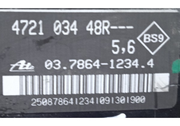 Вакуумний підсилювач гальм Renault Clio 3, 472103448R *