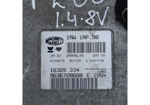 Комплект запалювання Пежо 206 1.4 бензин (KFX),1999р, 9636728680