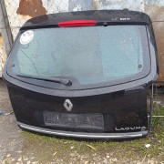 Кришка багажника комплектна, без замка, Рено Лагуна 2 рестайл, комбі, колір NV676, скло відкривне