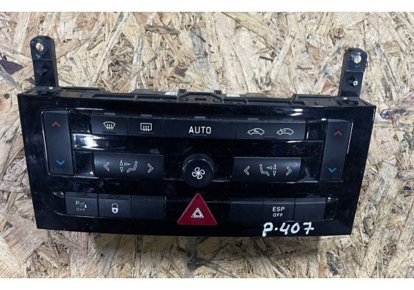 Блок управління клімат контролем, панель кондиціонера Peugeot 407, 96573322YW, 9657882780
