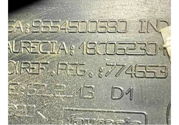 Кронштейн заднього бампера правий Citroen C4 Grand Picasso, 06-13, 7416E5, 9654489580, 9654500680