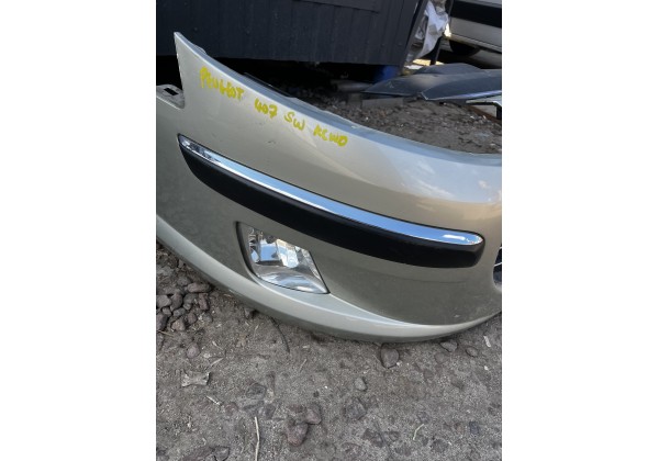 Бампер передній Peugeot 407, Код фарби KCVD