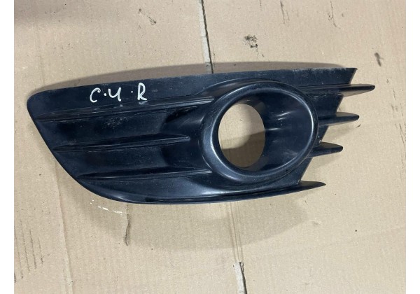 Решітка бампера права з отвором під ПТФ Citroen C4, 05-08, 7414JT, 9650039877