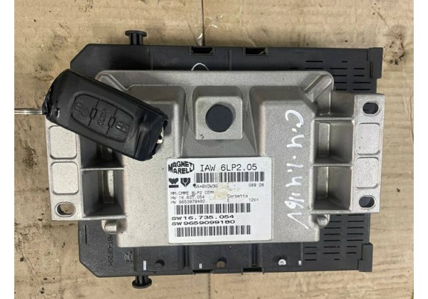 Комплект запалювання, ЕБУ, комп'ютер Citroen C4, 1.4 16V, 9659099180, 9653979480, 16735054, 281171702B