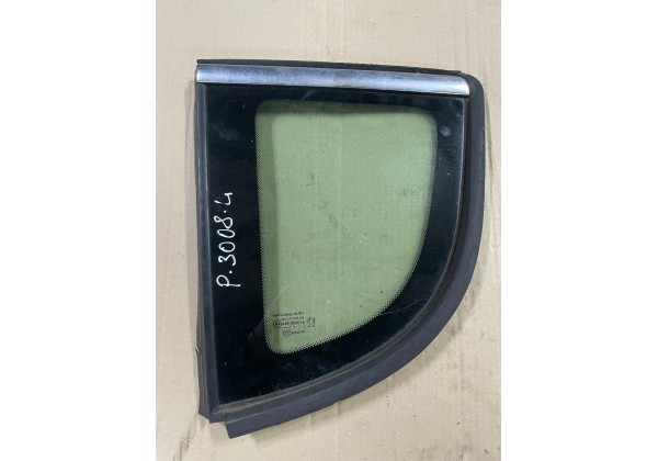 Скло заднє ліве кутове Peugeot 3008, 2009-2016, 8569XF