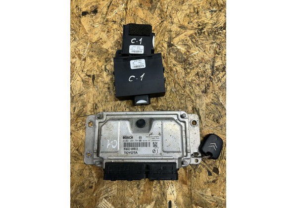 Комплект запалювання, ЕБУ, комп'ютер, Citroen C1, Peugeot 107, Toyota Aygo, 1.0 i, 89661-0H013, 0261208704, 89740-0H011, 89780-0H021