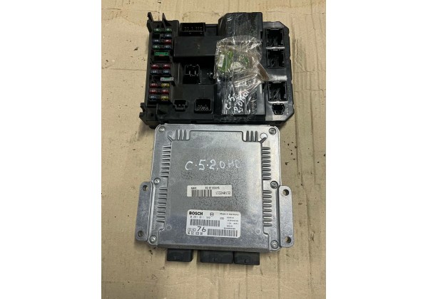 Комплект запалювання, ЕБУ, комп'ютер Citroen C5, 2.0 HDi, 0281011189, 9652183980, 9646850580, 9651197580, 9651196880