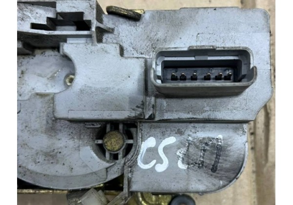 Замок передньої лівої дверки електричний  Citroen C5, 01-08, 6 pin