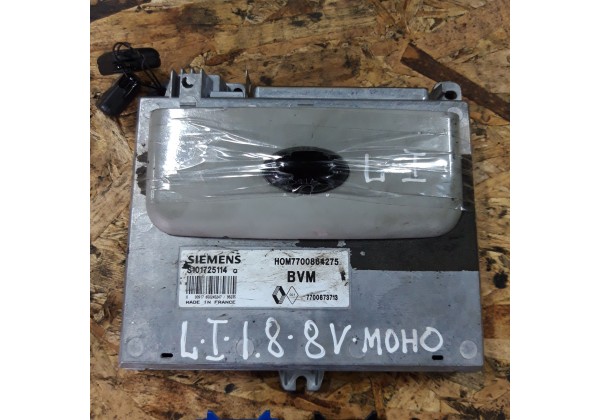 Комплект запалювання, ЕБУ, комп'ютор  Renault Laguna 1, 1.8 8V, Mono, 7700864275, 7700873713, S101725114, 7700843415