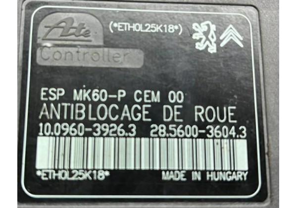 Блок ABS Citroen C3 II, 9674415980, 10020604234, 10096039263, 28560036043