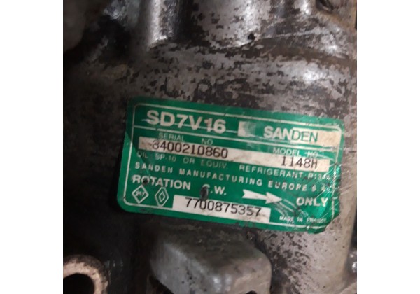  Компресор кондиціонера Renault Clio 2, Kangoo, 1.4, 7700875357, 7701499858
