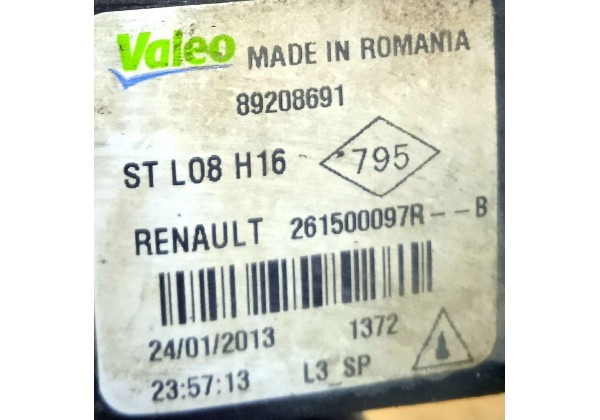Протитуманна фара права/ліва Renault, 261500097R