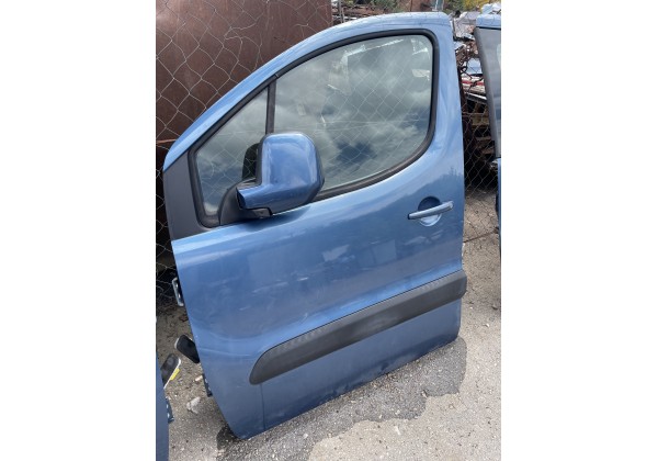 Двері передні ліві Citroen Berlingo II, Peugeot Partner II, B9, Код фарби: KGQ, Ціна за голу.