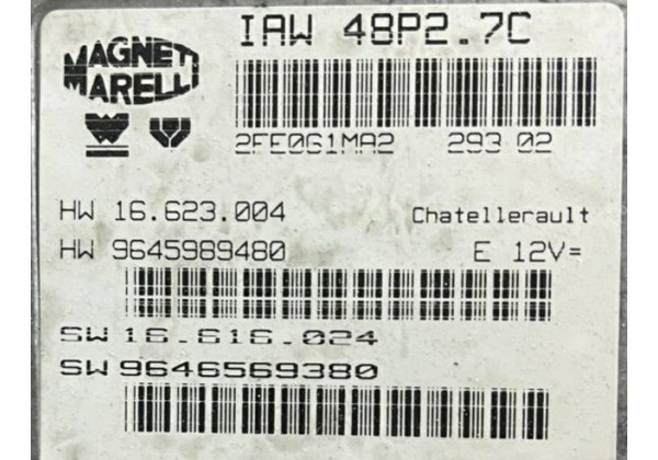 Комплект запалювання Citroen C3, 1.1 8V, 9646569380, 9645989480, 9648715380, S118085200