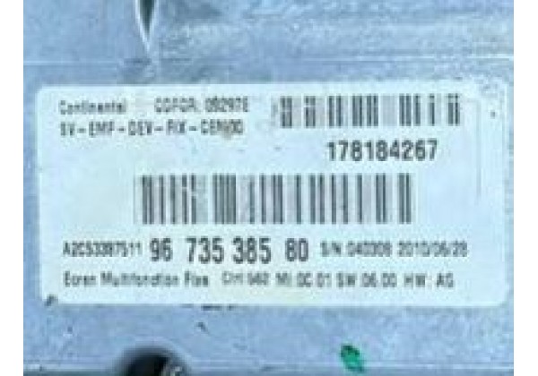 Панель приладів Citroen C4 Picasso, Grand Picasso, 2.0 HDi, 9673538580, 9666707180