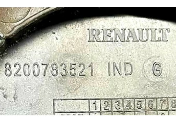 Захист ГРМ Renault Megane 3, Scenic 3, 1.9 DCi 8V, E-5, 8200783521, 100014418R