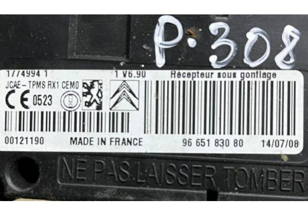 Модуль Bluetooth Peugeot 308, 3008, 5008, 9665183080