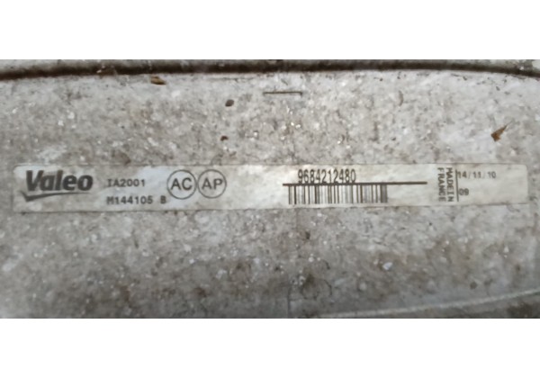 Радіатор інтеркулера Peugeot 308, 3008, 5008, DS4, DS5, Citroën Berlingo II, C4, C4 II, C4 III 1.6, 2.0 Hdi, 1.2 Thp, 1.6 BlueHdi, 9800291280, 9684212480, 0384N9