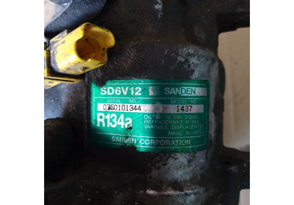 Компресор кондиціонера Peugeot 206, 307, 1.9 D, 2.0 HDi, 1437, 9639078280, 9659230880, 6453KW, 6453LA