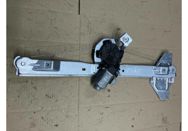 Склопідйомник передньої правої дверки електричний Citroen C3 II, 09-16, 2 pin, 9222FP, 9683129380, 402214 C