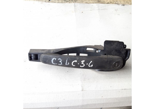 Ручка наружна лівої передньої дверки Citroen C2, C3, 3-дв., 9650444480