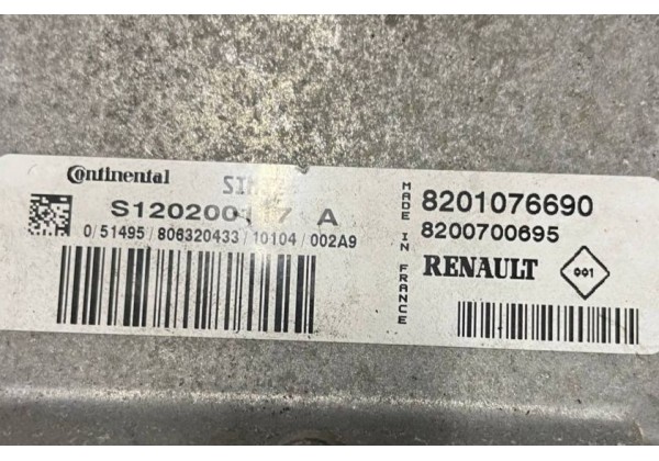 Комплект запалювання Renault Twingo 2, 1.2 16V, S120200117 A, 8201076690, 8200700695, 8200874481 A