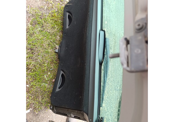 Кришка багажника комплектна, без замка, Рено Лагуна 2 рестайл, комбі, колір NV676, скло відкривне