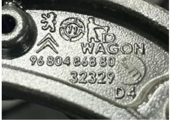 Ролик лівої зсувної дверки верхній Citroen Berlingo 2, Peugeot Partner 2, 9680486880, 32329