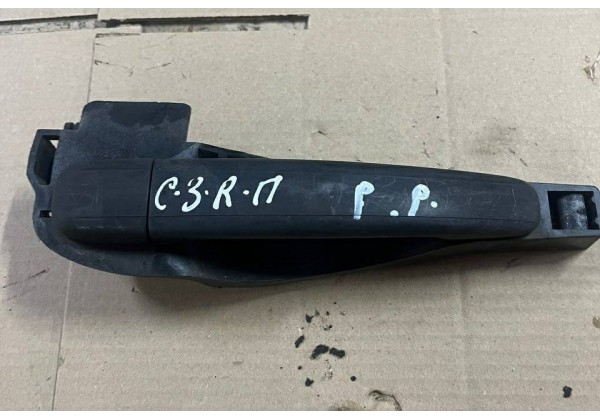 Ручка наружна правої передньої дверки Citroen C2, C3, 9650444380