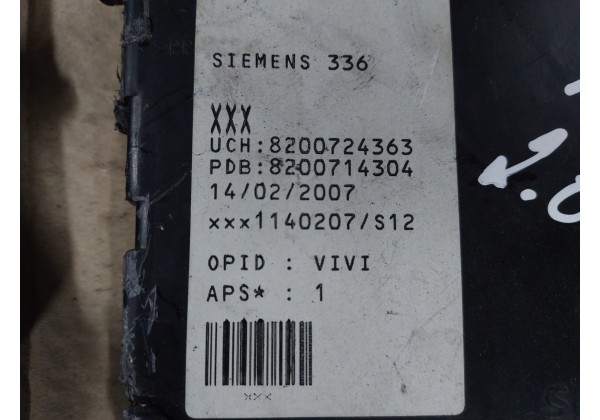 Комплект запалювання ЕБУ Renault Megane 2, Scenic 2, 2.0 DCi, 0281013506, 8200462452, 8200711268, 8200724363, 8200714304