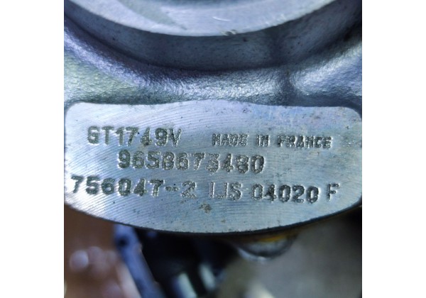 Турбіна 2.0 hdi 16V, Peugeot, Citroen,Ford,Volvo,9658673480,0375K8