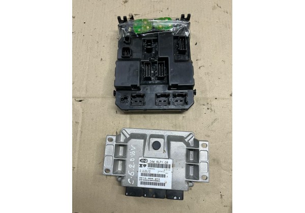 Комплект запалювання, ЕБУ, комп'ютер Citroen C5, 2.0 16V, IAW6LP108, 9650623180, 9655956880, 9651197380, 9651196680
