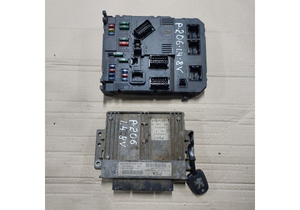 Комплект запалювання Peugeot 206, 1.4 8V, 9644236480, 9644625680, 9686777280 *