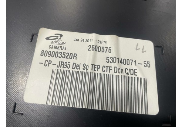 Обшивка передньої правої дверки Renault Scenic 3, шкіра, 809003520R