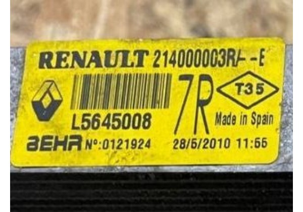 Радіатор системи охолодження Renault Laguna 3, 1.5 DCi, 2.0 DCi, 214000003R, 214100004R