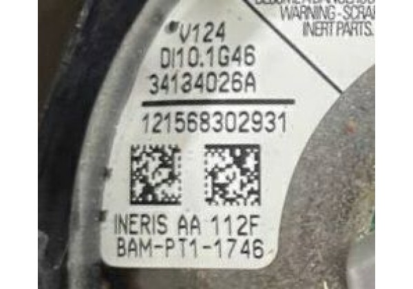 Подушка безпеки водія AIRBAG Renault Master 3, 985701757R, 985100025R, 34134026A