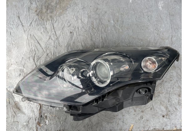 Скло лівої фари, фара ліва Renault Laguna III 07-10, 260600074R, Пошкоджений корпус