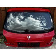 Кришка багажника ляда Peugeot 206, хетчбек , рест після 2002р, код фарби KKN